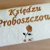 Prezent dla Proboszcza - ręcznik z dedykacją