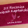 Prezent 25 rocznicę święceń kapłańskich - ręcznik z napisem