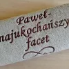 Prezent dla faceta - ręcznik haftowany