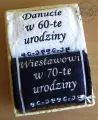 Prezent na urodziny - ręczniki z haftem w koszu