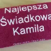 Prezent dla Świadkowej - ręcznik z dedykacją