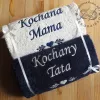 Ręczniki z napisem - super prezent dla Mamy, Taty