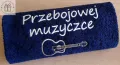 Prezent dla nauczycielki muzyki - ręcznik z napisem