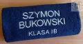 Ręcznik do szkoły, na basen z imieniem i nazwiskiem - na zamówienie