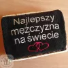 Prezent na Walentynki, Dzień Chłopaka - ręcznik z haftem