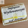 Prezent dla Nauczyciela - ręcznik w koszu