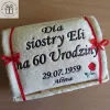 Ręcznik dla siostry na urodziny - dowolny haft