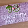 Prezent na 75 urodziny - ręcznik z napisem