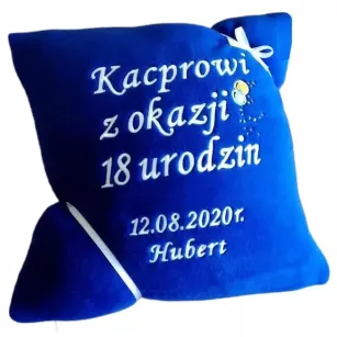 Prezent na 18 urodziny, osiemnastkę - poduszka z napisem