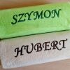 Ręczniki haftowane z imionami