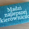 Prezent dla Kierowniczki, Szefowej - ręcznik z napisem