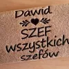 Prezent dla Szefa - ręcznik z dedykacją