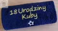 Prezent na 18 urodziny - ręcznik z haftem