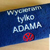 Prezent dla fana volkswagena - ręcznik z haftem na indywidualne zamówienie
