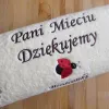 Prezent dla Pani z przedszkola - ręcznik z dedykacją, haftem