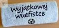 Prezent dla Nauczycielki wf, wuefistki - ręcznik z dedykacją