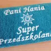 Prezent dla Przedszkolanki - ręcznik z haftem na zamówienie