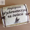 Prezent dla Najlepszej Wychowawczyni - ręcznik z dedykacją