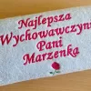 Prezent dla Wychowawczyni na Dzień Nauczyciela - ręcznik z napisem