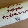 Prezent dla Wychowawczyni na Dzień Nauczyciela - ręcznik z napisem na zamówienie