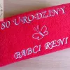 Prezent na 80 urodziny dla Babci - ręcznik