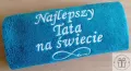 Prezent dla Taty - ręcznik z napisem