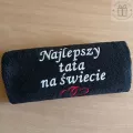 Prezent dla Taty - ręcznik z napisem, haftem