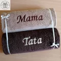 Ręczniki Mama / Tata