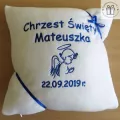 Prezent na chrzest dla chłopca - poduszka