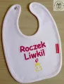 Prezent na roczek - śliniak z imieniem