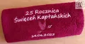 Prezent na Rocznicę Święceń Kapłańskich - ręcznik z haftem