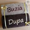 Ręczniki z napisem Buzia / Dupa