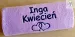 Prezent dla Dziewczynki na 5 urodziny, 5 lat, pięciolatki - ręcznik