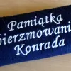 Pamiątka Bierzmowania - ręcznik z dedykacją