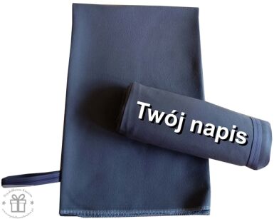 Ręcznik sportowy szybkoschnący 75x150 cm + HAFT - super prezent!