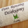 Prezent na Podziękowanie dla Nauczyciela - ręcznik z haftem