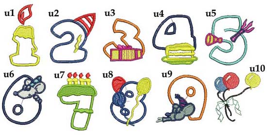 grafiki urodzinowe na urodziny haft komputerowy maszynowy szydelkowakraina